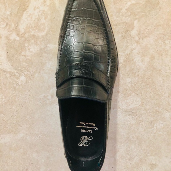 NIBWT Zenobi Made In Italy Black Leather Day-to-Night High-Quality Shoes Size 41 - Picture 2 of 8